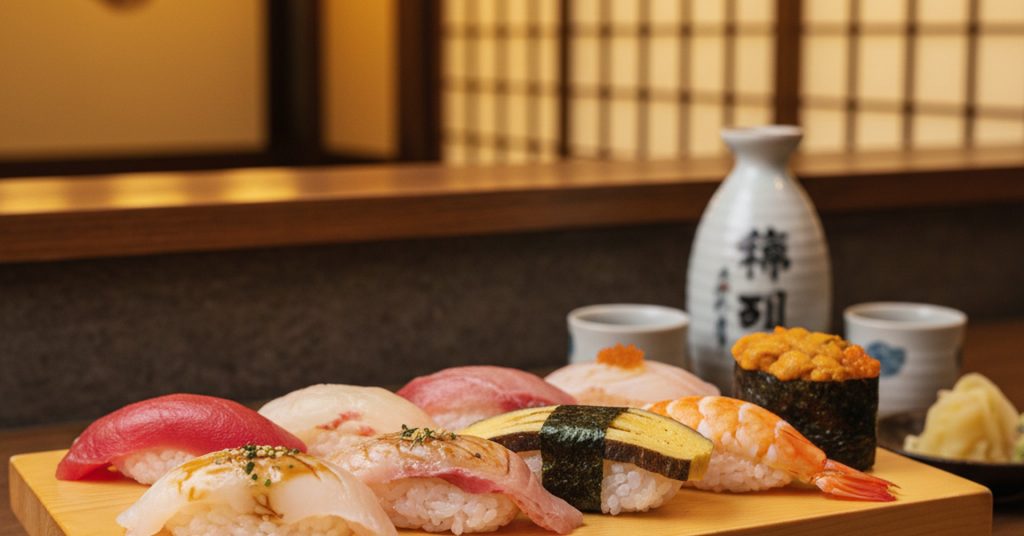 難波に「すし麗」オープン、本格江戸前寿司を気軽に楽しめる店