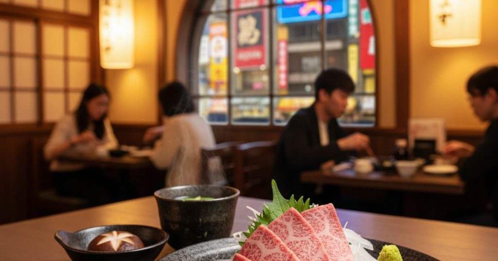 難波「大黒千牛舎いちかわ」、和牛の希少部位を堪能できる会席料理店