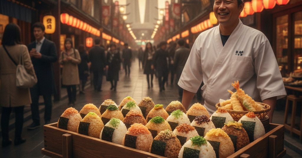 梅田に「おかわりワゴン」登場、行列のできるおにぎり店が新展開