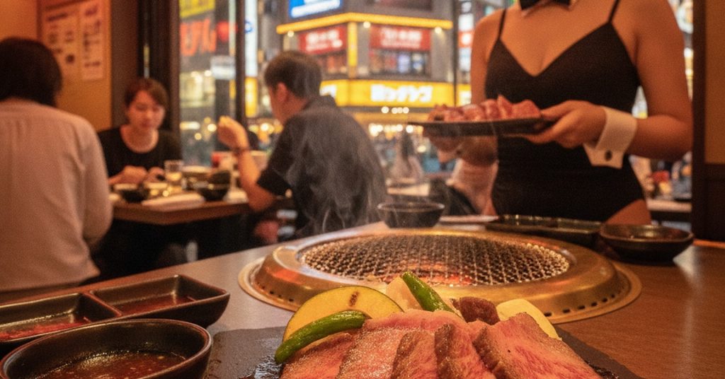 難波に「焼肉とバニーガール」、4月17日オープン